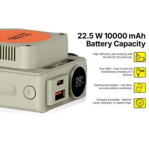 پاور بانک فست شارژ بودی PB815H QC3.0 PD 22.5W ظرفیت 10000 میلی آمپر ساعت