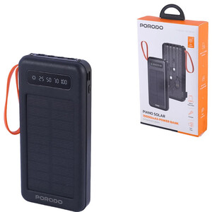 پاور بانک فست شارژ پرودو Piano Solar PDPBB306 10.5W ظرفیت 10000 میلی آمپر ساعت