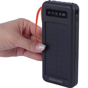 پاور بانک فست شارژ پرودو Piano Solar PDPBB306 10.5W ظرفیت 10000 میلی آمپر ساعت