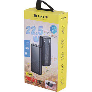 پاور بانک فست شارژ اوی P57K PD 22.5W ظرفیت 20000 میلی آمپر ساعت