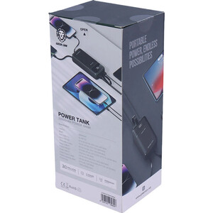 پاور بانک فست شارژ گرین لاین Power Tank GL-PBT30 GNPWT30KPB QC3.0 PD3.0 22.5W ظرفیت 30000 میلی آمپر ساعت