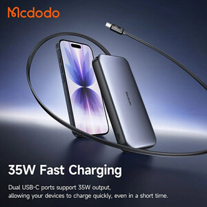پاور بانک فست شارژ مک دودو FreeGo MC-073 PD 35W ظرفیت 10000 میلی آمپر ساعت
