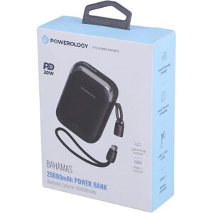 پاور بانک فست شارژ پاورولوژی Bahamas PPBCHA104 PD 22.5W ظرفیت 20000 میلی آمپر ساعت