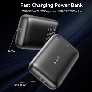 پاور بانک فست شارژ یسیدو Super Mini YP52 QC3.0 PD 22.5W ظرفیت 10000 میلی آمپر ساعت