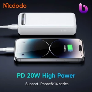 پاور بانک فست شارژ مک دودو MC-389 QC PD 22.5W ظرفیت 20000 میلی آمپر ساعت