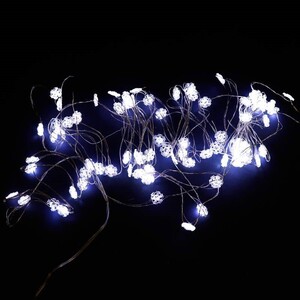 ریسه طرح دانه برف مهتابی طول 3.5 متر