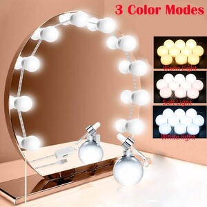 ریسه دور آینه 10 لامپ Vanity Mirror Lights طول 2.7 متر