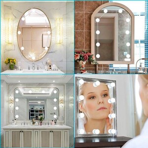 ریسه دور آینه 10 لامپ Vanity Mirror Lights طول 2.7 متر