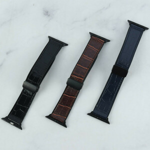 بند اپل واچ چرمی Watch Band سایز 42/44/45/49 میلی متری کد 1