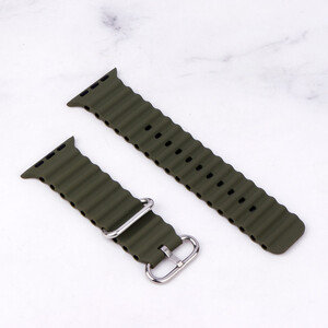 بند اپل واچ سیلیکونی Ocean طرح پافر 42/44mm کد 2