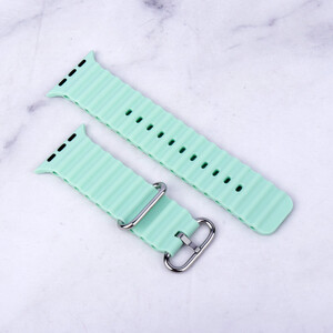 بند اپل واچ سیلیکونی Ocean طرح پافر 42/44mm کد 2
