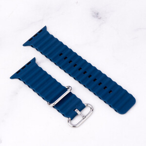بند اپل واچ سیلیکونی Ocean طرح پافر 42/44mm کد 2