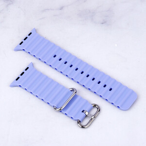 بند اپل واچ سیلیکونی Ocean طرح پافر 42/44mm کد 2