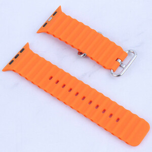 بند اپل واچ سیلیکونی Ocean طرح پافر 42/44mm کد 2