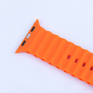 بند اپل واچ سیلیکونی Ocean طرح پافر 42/44mm کد 2