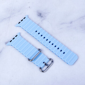بند اپل واچ سیلیکونی Ocean طرح پافر 42/44mm کد 2