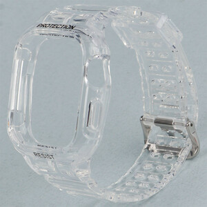 بند اپل واچ شفاف رنگی Slicto + کاور صفحه 42/44/45mm