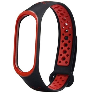 بند سیلیکونی طرح نایکی دستبند سلامتی شیائومی Xiaomi Band 8 Ventilate Strap