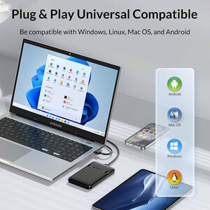 باکس هارد 2.5 اینچی HDD/SSD اوریکو 2577C3-V1