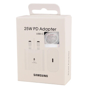شارژر دیواری اورجینال 25 وات سامسونگ EP-TA800NBEGAE PD 3A