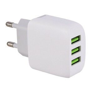 شارژر دیواری فست شارژ LDNIO A3312 3Port 3.4A 17W  به همراه کابل تایپ سی