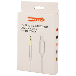 کابل تبدیل Firstyou FY-006 AUX To Type-C 1m