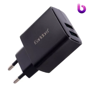 شارژر دیواری فست شارژ Earldom ES-EU15 2.4A 12W + کابل تایپ سی