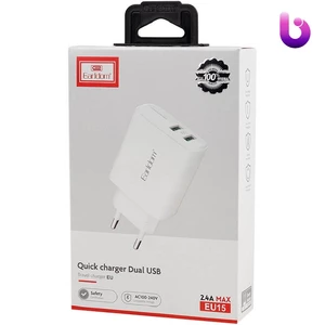 شارژر دیواری فست شارژ Earldom ES-EU15 2.4A 12W + کابل تایپ سی