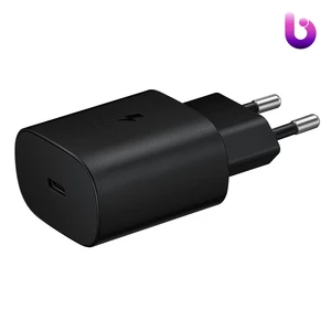 شارژر دیواری فست شارژ اورجینال Samsung EP-TA800XBEG PD 25W Type-C + کابل Type-C
