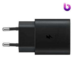 شارژر دیواری فست شارژ اورجینال Samsung EP-TA800XBEG PD 25W Type-C + کابل Type-C