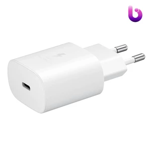شارژر دیواری فست شارژ اورجینال Samsung EP-TA800XBEG PD 25W Type-C + کابل Type-C