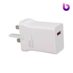 شارژر دیواری فست شارژ Xiaomi Redmi Note 12 Pro 5A PD 55W سرجعبه + کابل تایپ سی و جعبه گوشی
