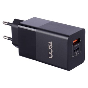 شارژر دیواری فست شارژ TSCO TTC 67 GaN 2Port QC3 PD 5A 65W Type-C + کابل تبدیل تایپ سی