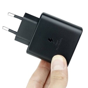 شارژر دیواری فست شارژ Samsung Note 20 EP-TA845 3A PD 45W Type-C + کابل تبدیل تایپ سی