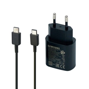 شارژر دیواری فست شارژ اصلی Samsung Note 10 EP-TA800 3A PD 25W + کابل تبدیل تایپ سی