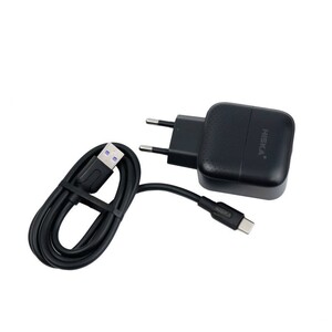 شارژر دیواری فست شارژ Hiska H-111Q QC3 3A + کابل تایپ سی