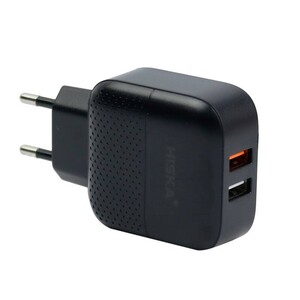 شارژر دیواری فست شارژ Hiska H-111Q QC3 3A + کابل تایپ سی
