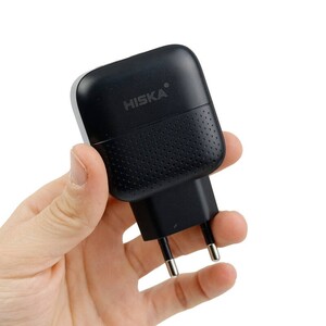 شارژر دیواری فست شارژ Hiska H-111Q QC3 3A + کابل تایپ سی
