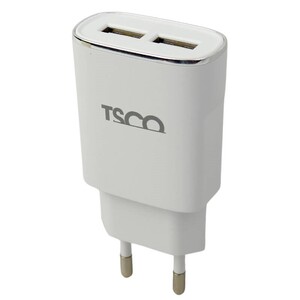 شارژر دیواری TSCO TTC57 2Port 2.4A 12W + کابل تایپ سی