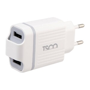 شارژر دیواری TSCO TTC49N 2Port 2.1A 10.5W + کابل تایپ سی