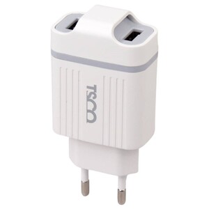 شارژر دیواری TSCO TTC49N 2Port 2.1A 10.5W + کابل تایپ سی