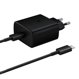 شارژر دیواری فست شارژ Samsung EP-TA800 3A PD 25W Type-C + کابل تبدیل تایپ سی