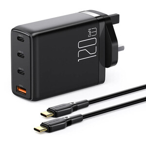 شارژر دیواری فست شارژ Mcdodo CH-0771 GaN 4Port 5A QC3.0 PD 120W + کابل تایپ سی