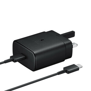 شارژر دیواری فست شارژ Samsung EP-TA845XBEGCN 3A PD 45W Type-C + کابل تبدیل تایپ سی