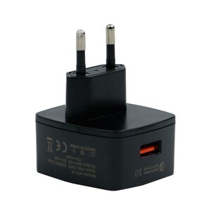 شارژر دیواری فست شارژ Verity AP-2118 QC3 3A 18W + کابل Type-C