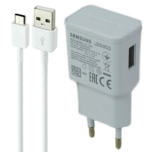 شارژر دیواری فست شارژ Samsung S8 PD 15W + کابل Type-C