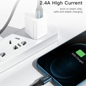 کابل آیفونی فست شارژ Yesido CA93L 2.4A 1.2m