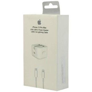 شارژر دیواری فست شارژ iPhone 12 Pro Max/13 Pro Max 3A 20W + کابل آیفونی