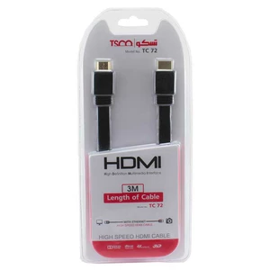 کابل HDMI 4K تسکو TC 72 طول 3 متر