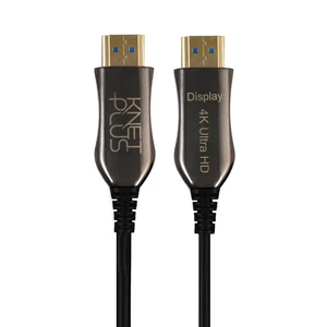 کابل HDMI 4K فیبر نوری کی نت پلاس KP-A140 طول 5 متر